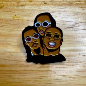 Migos enamel pin